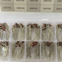 200pcs/Box 8.2V~22V/1W 10*20 Values 1W Zener diode Assorted Kit 1N4738~1N4748 M