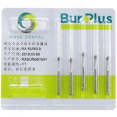 WAVE Dental Bur Carbide Round Latch RA SURG L Surgical 22mm 26mm 34mm Length