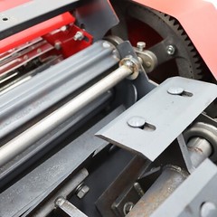 6 Blade Hay Cutter with Conveyor Belt Grass Grinder Corn Wheat 500-1000KG/H 220V