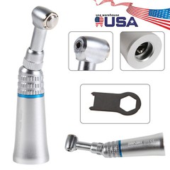 Low Speed Dental Handpiece Push button Contra Angle fit E-type 2/4 Hole Motor