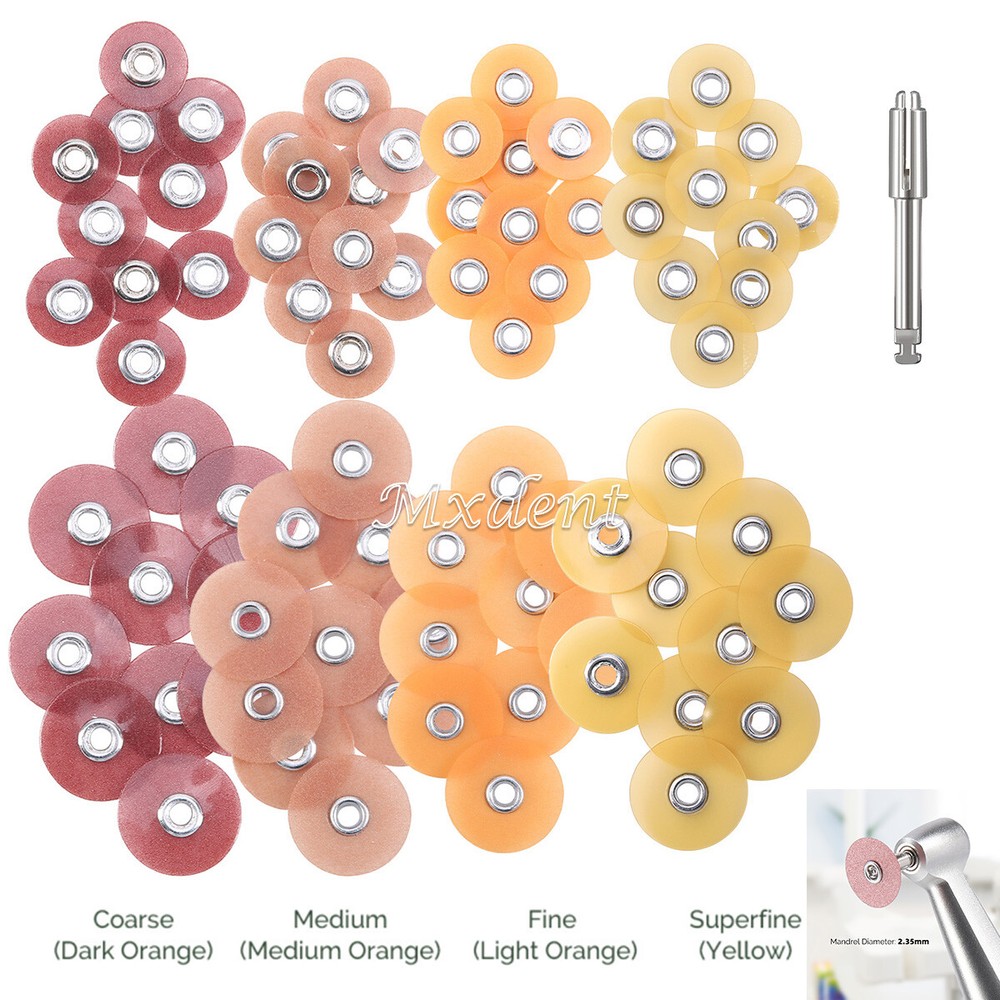 Dental Composite Finishing Polishing Discs 9.5mm 12.7mm Wheel Mandrel CA 2.35mm