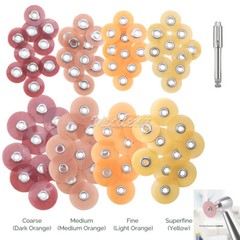Dental Composite Finishing Polishing Discs 9.5mm 12.7mm Wheel Mandrel CA 2.35mm