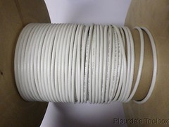 50ft of New Carol 20 AWG White RG-59/U Coaxial Communications Wire, C3500.41.86