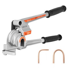 VEVOR 3 in 1 Pipe Tube Bender for 1/4″, 3/8″, 1/2″ (12.7mm) O.D. 0-180° Bending