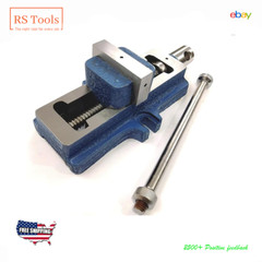 Lathe Vertical Milling Slide 4″ x 5″ Fixed Base With 2″ Self Centering Vice USA