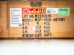 MSP-1000-48 MEAN WELL 1000W 48V 21A AC/DC Enclosed Switching Power Supply