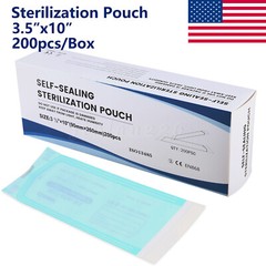 3.5″ X 10″ Self Sterilization Pouches Autoclave Pouch, Sterilizer Bags Dental US