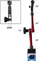 HFS(R) Magnetic Base Adjustable Metal Test Indicator Holder Digital Level 14‘’
