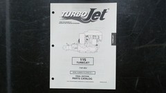 OMC TurboJet 115 Turbojet Parts Catalog 115TJEU 1997 Final Edition