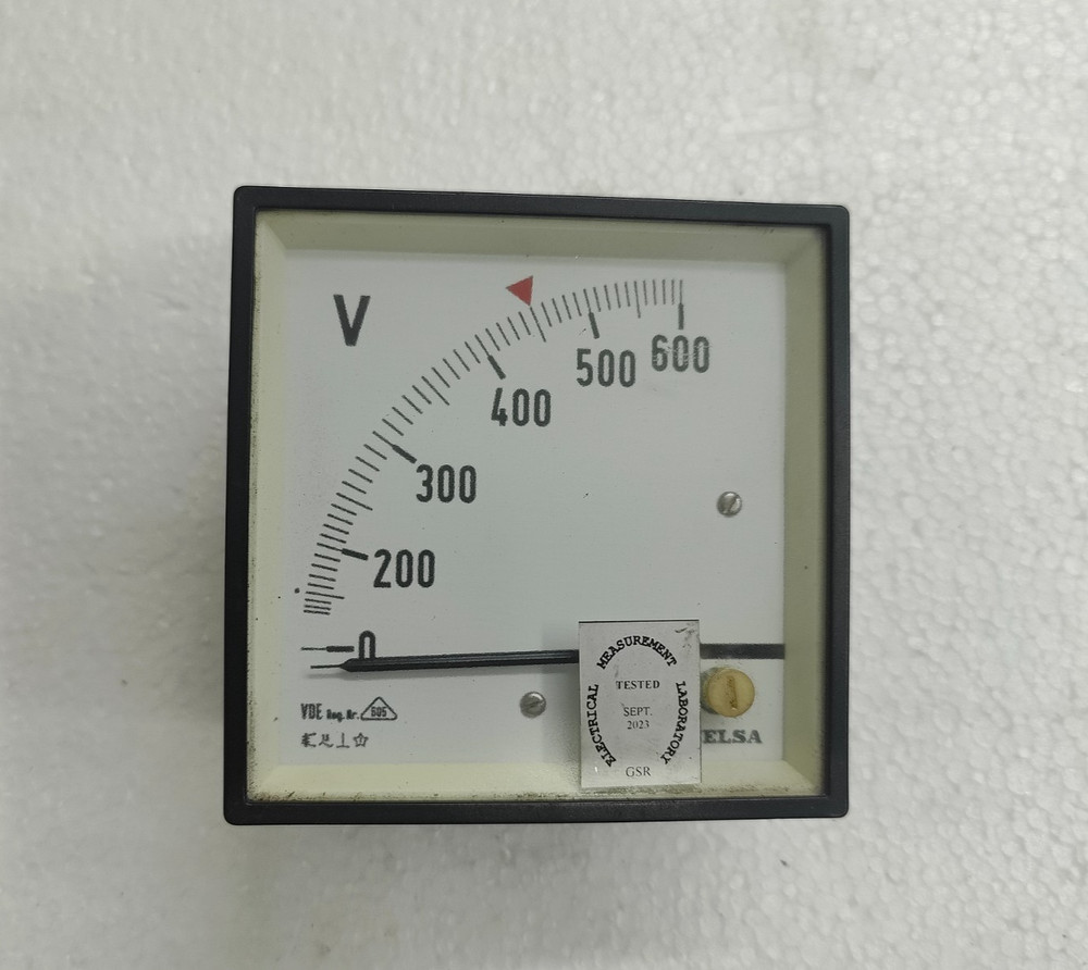 Celsa Voltmeter 0-600V Analog Meter
