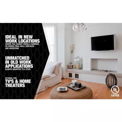 Smart Box 4-Gang Multi-Mount Adjustable Depth Device Box