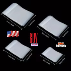 Clear Zip Seal Plastic Bags Jewelry Zipper Top Lock Reclosable Baggies
