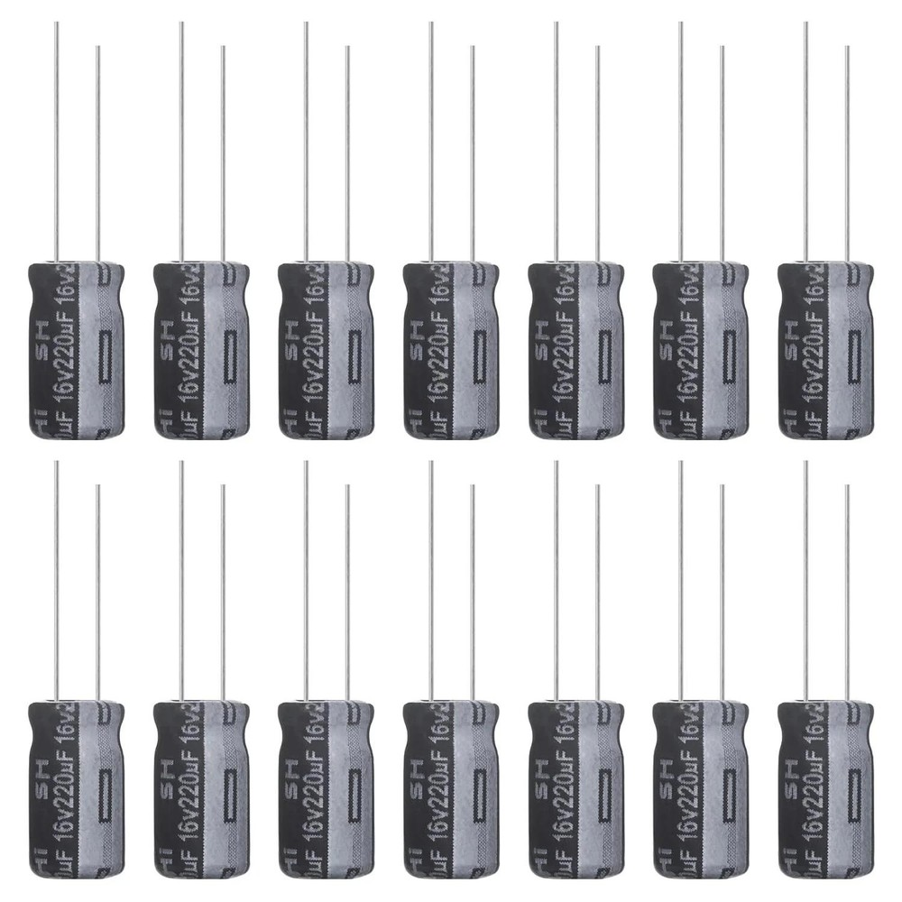 220uf 16v 6x12mm Electrolytic Capacitor 220 Uf Mfd 16 Volt 0.24×0.47in… | Ebay