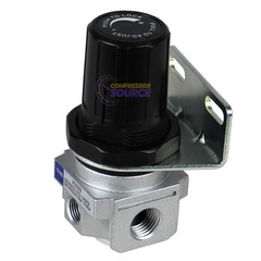 1/4″ Air Compressor Regulator Industrial Grade W/ Pressure Gauge + Mount Bracket