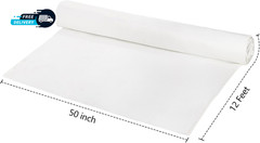 2 Packs 6/ 12 Feet X 50 Inches(Each) Fiberglass Cloth E-Glass Plain Weave Fiber