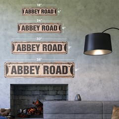 ABBEY ROAD Vintage Street Sign Metal Plastic news great UK song