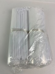 100 Clear Drawstring Bags 12″ x 18″ Travel Shoe Bags 2 mil Waterproof