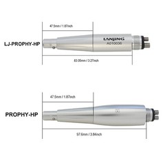 Dental Prophy Hygiene Handpiece Air Motor 3 Nose Cone 4 Holes 360 Degree Swivel