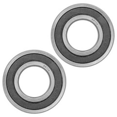 Caltric 6206-2RS 6206-2RDQE6 Ball Bearings Dual Sided Rubber Sealed 30x62x16