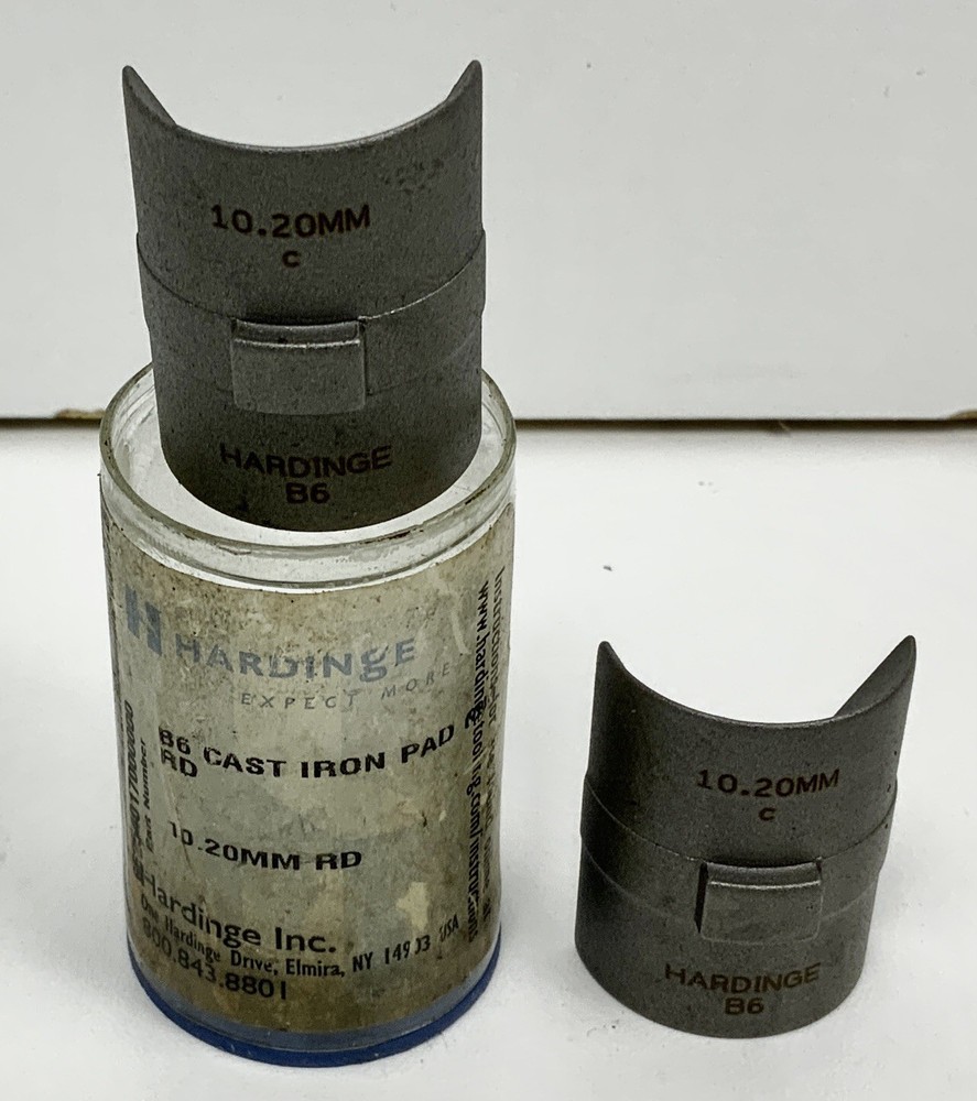 (1Pc Set) Hardinge B6 Pad Cast Iron RD 10.20mm Feed Pads