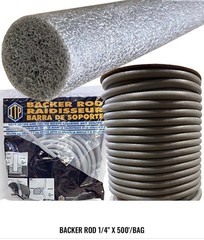 Industrial Thermo Polymers Closed-Cell Backer Rod Insulating Filler. Brand New