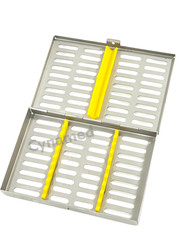 10 GERMAN DENTAL SURGICAL AUTOCLAVE STERILIZATION CASSETTE BOX 7.25″LX 5″W X0.75