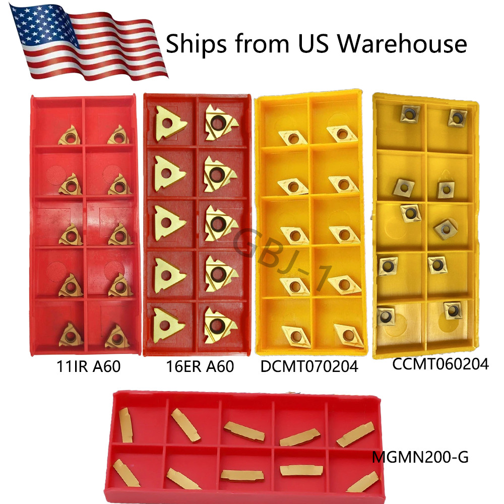 High-Value 50PCs Lathe Tooling Set:1/2″Shank Holder &Carbide Inserts for Turning