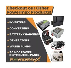 PowerMax PM4 100A Power Converter 110V AC to 12V | 100 Amp with Built-in 4…