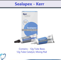Dental Sealapex Kit: 12 g Base, 12 g Catalyst, Mixing Pad, 18432, Exp: 01/2027