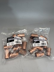 20 Pieces Everbilt 3/4 in. Copper Coupling With Stop New