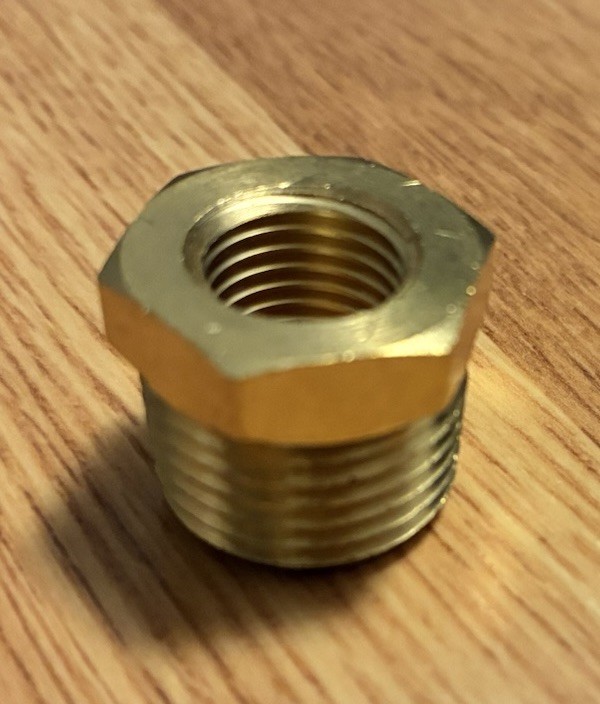 1/2” Npt 1/4” Npt Reducer Bushing Brass