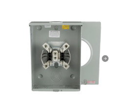 Eaton 200 Amp Meter Socket Ringless Over/Underground New No Bypass