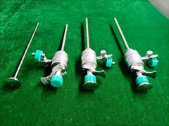 3pcs Laparoscopic Trocar Cannula 3mmx120mm Surgical SS Instruments CE Approved