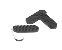 1/2″ x 1-1/2″ Peel & Stick Oval Rubber Feet Waffle Grip Audio Repair Pads