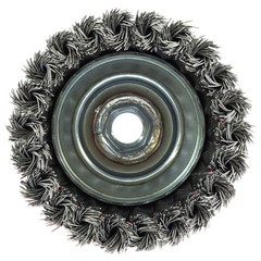 Forney 72753 Steel 8500 rpm 5/8 in.-11 Shank Wire Cup Brush 4 Dia. in.