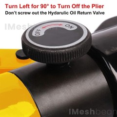 US 10T Hydraulic Crimper Wire Battery Cable Lug Terminal Crimping Tool w/8 Dies