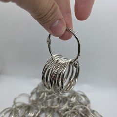 110 Loose Leaf Binder Rings 1.5″ Metal Hinged Book Rings Bulk Lot