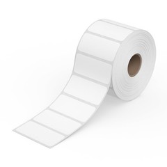 Rollo Direct Thermal 2×1 Barcode Labels – Roll of 1,000 Inches, White