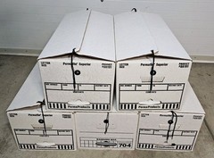 Bankers Box Set 12x24x10 White Moving Storage Books LP Funko Toys Lot of 5