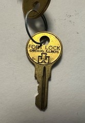 Electric 2 Positions ON OFF Metal Key lock Switch with Keys 2 pieces Made in USA