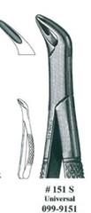 DENTAL FORCEPS 151S PEDIATRIC LOWER PRIMARY TEETH & ROOTS STAINLESS 099-9151