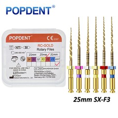 Dental Endodontic Rotary Endo Root Canal File X-Pro Blue /Gold Taper POPDENT