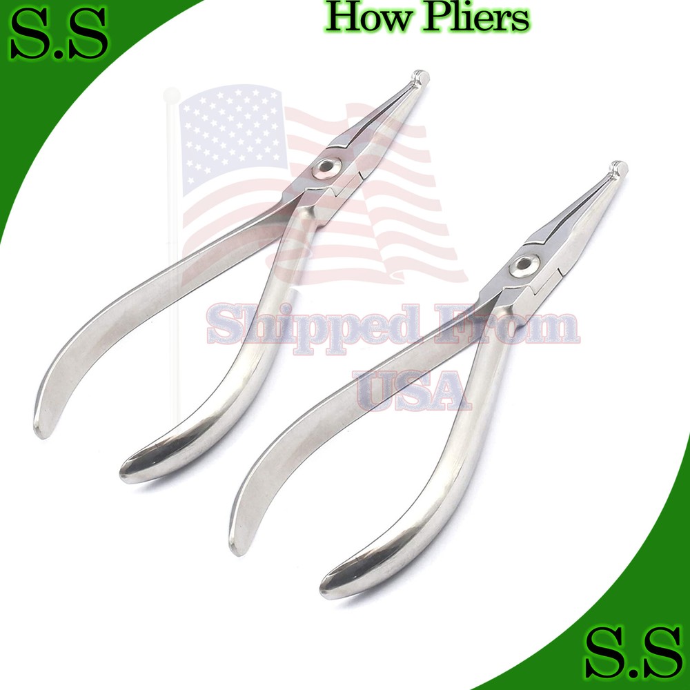 2 How pliers orthodontic Surgical dental instruments