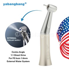 Low Speed Handpiece Push Button Fit FG 1.6mm Burs Contra Angle Dental
