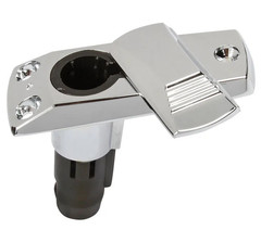 Marine Boat Rectangle Replacement Pole Light Base Chrome Plated Swizel Cover
