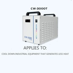 Chiller CW3000 Industrial Chiller 5000 Laser Cutting 5200 Engraving Water Cooler