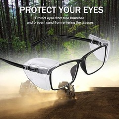 1~200 Pairs Side Shields For Eye Glasses Slip On Safety Glasses Shield Universal