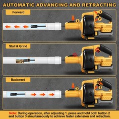 New 21V Electric Drain Auger Auto-Feed 25ft Plumbing Snake for 3/4″-3.55″ Pipes