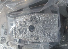 50-PACK THOMAS & BETTS STEEL CITY 500-SC UNIVERSAL BEAM CLAMPS TAPPED 1/4″-20