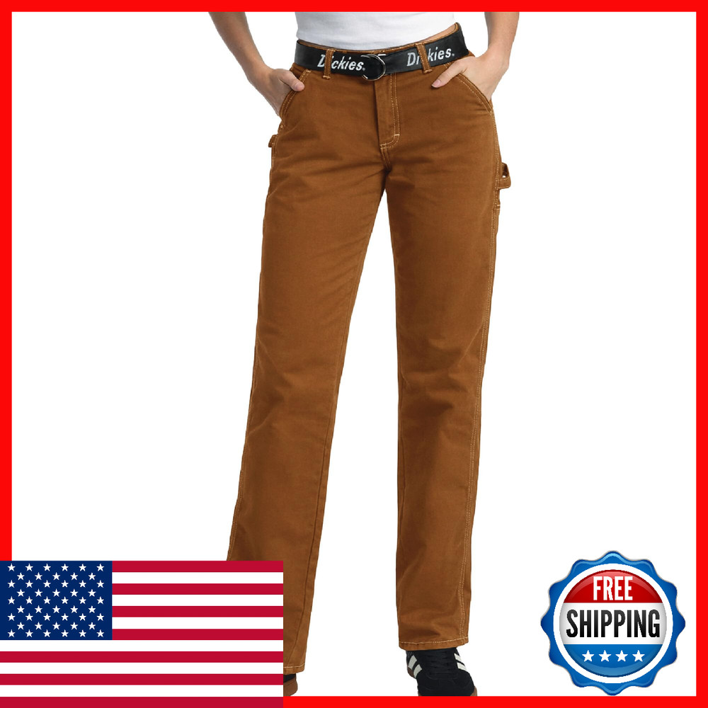 Dickies Womens Straight Leg Carpenter Work Pants Size Down For Ideal Fit Size